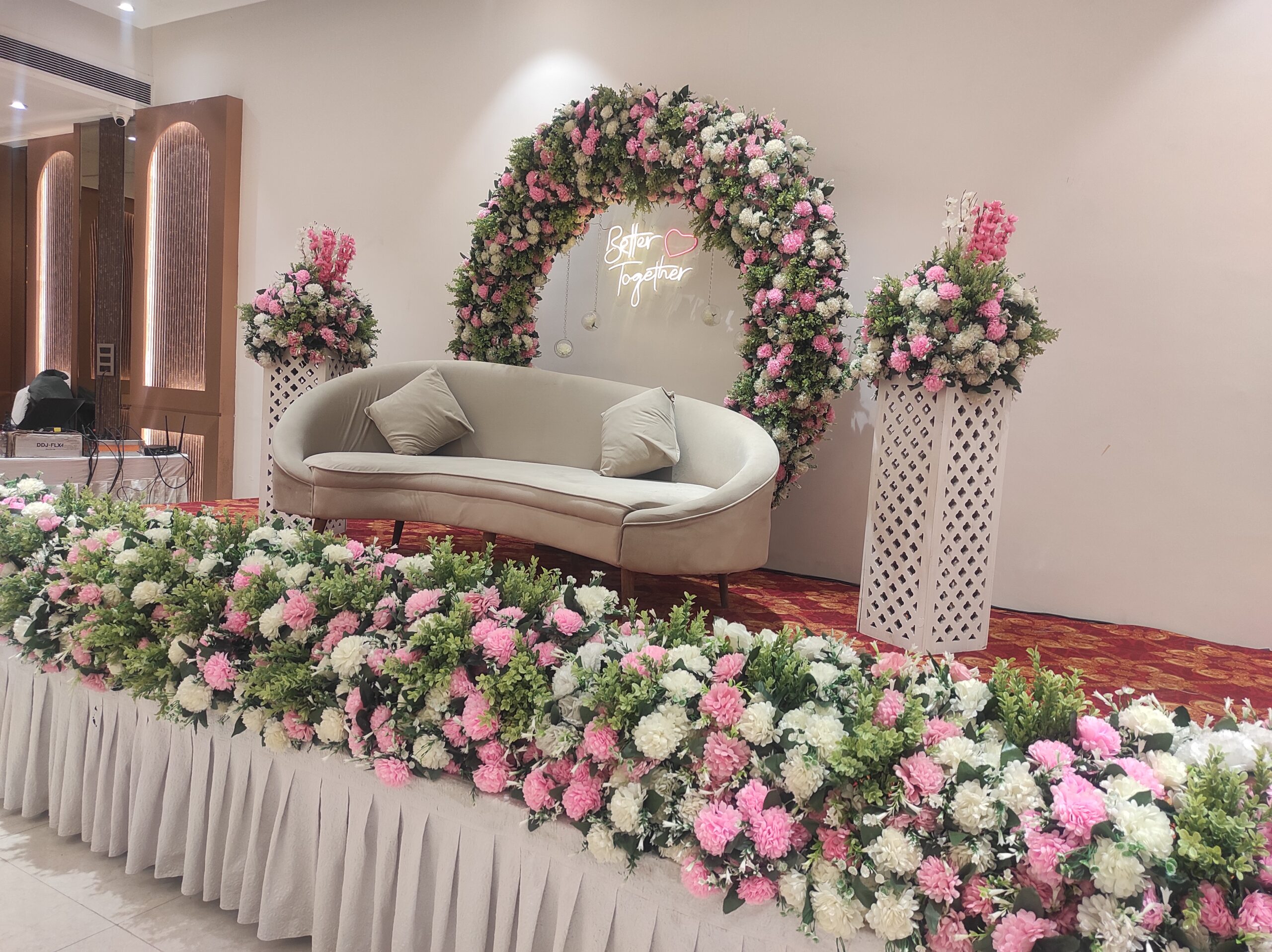 Silver & Golden Jubilee Anniversary Stage Decor Jodhpur