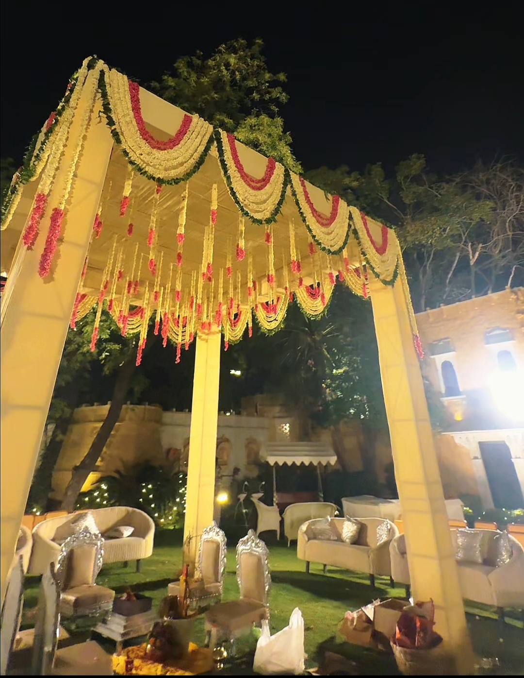 Open Air Night Phera Setup by DD'S DECOR HUB