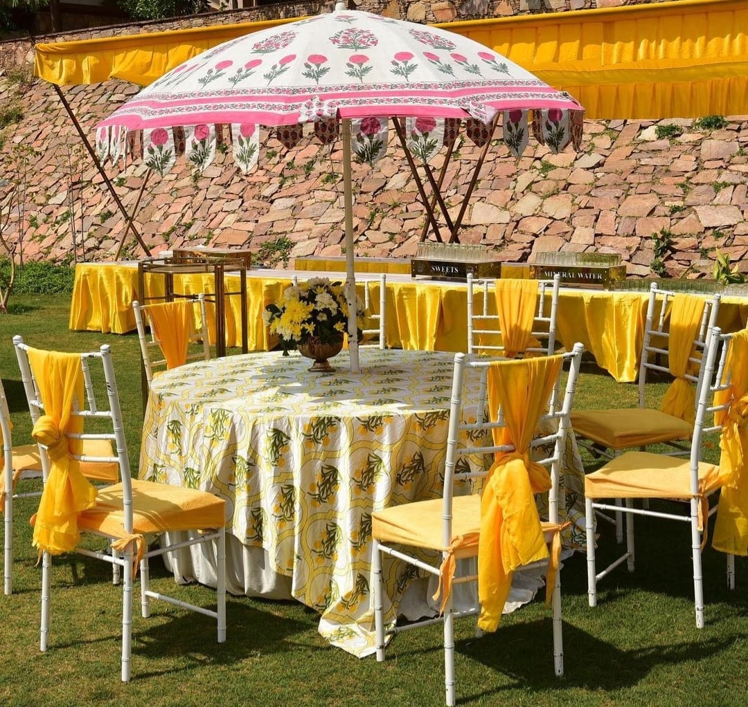 Haldi Ceremony Floral Decor Jodhpur by DD'S DECOR HUB