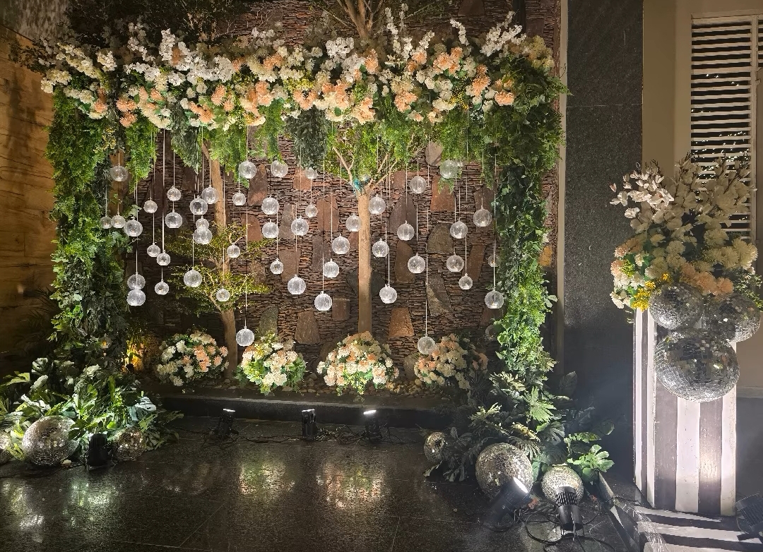 Artificial Flower Backdrop and Stage Design Jodhpur