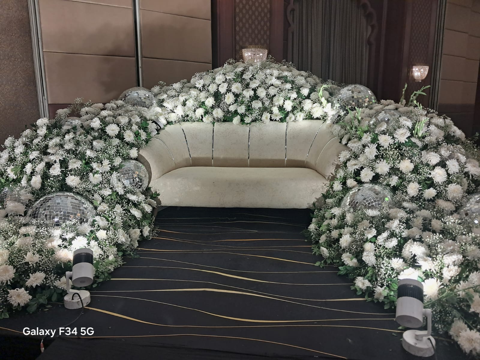 Reception Stage Lighting and Backdrop Design Jodhpur